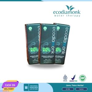 [PAKET 3 BOTOL] Jamu Tetes Herbal Ecodiamonk
