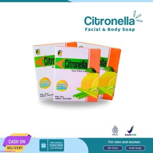 Paket 3 PCS Sabun Citronella 80 Gram