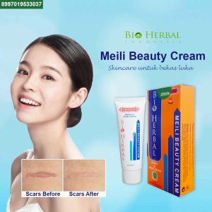 Meilibanhenling Original BPOM | Meili Beauty Cream Penghilang Bekas Luka Knalpot, Jerawat, Cacar Air, Koreng