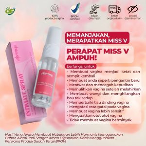 Dermayu Intimate Spray Original BPOM | Perapat Miss V Cepat, Penghilang Bau & Perawatan Organ Intim Wanita
